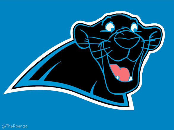 Bagheera Carolina Panthers Logo iron on transfers